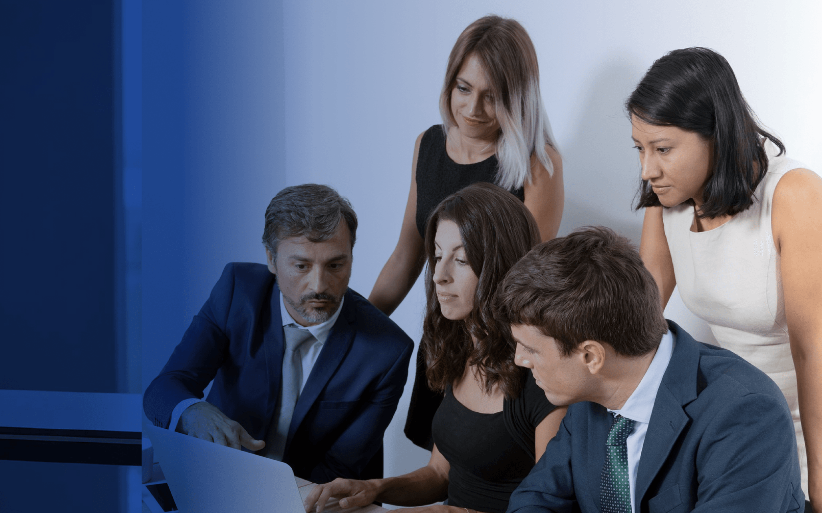 Business professionals in discussion