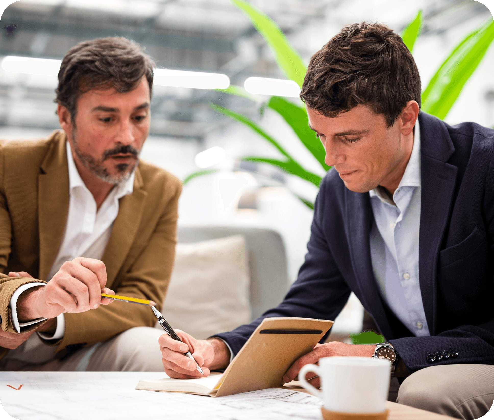 Professionals working together